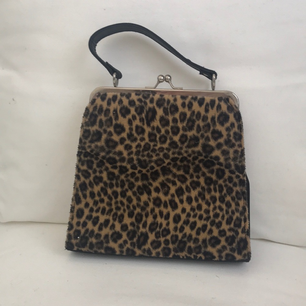 Vintage leopard bag